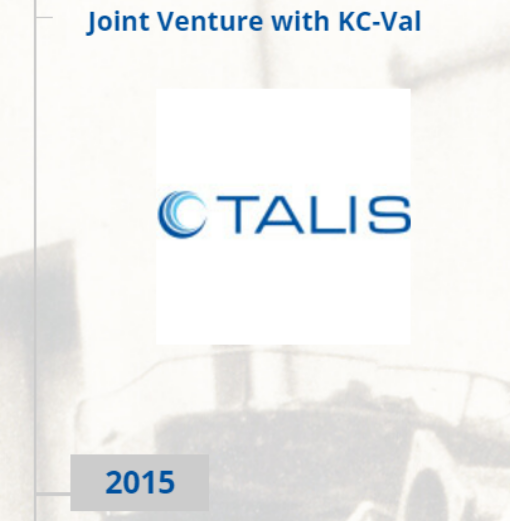 In 2015，Set up a joint-venture with Talis group